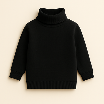 SY Kids Mock Neck Black - Sunshine