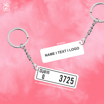 Custom Car Plate Keychain
