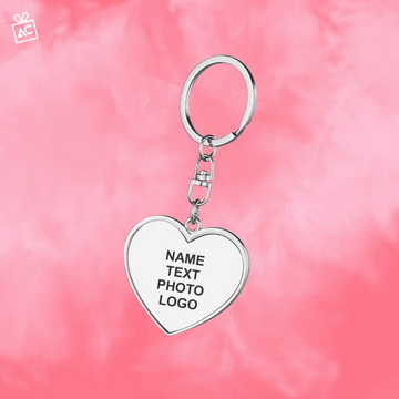 Custom Heart Shape keychain