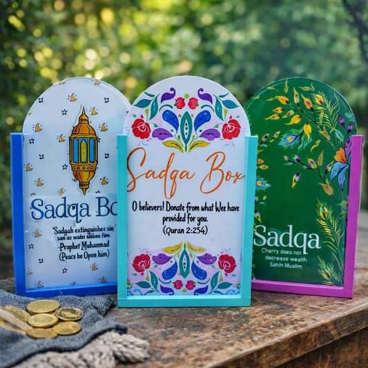 Ramadan Special Crescent Theme Sadqa Box